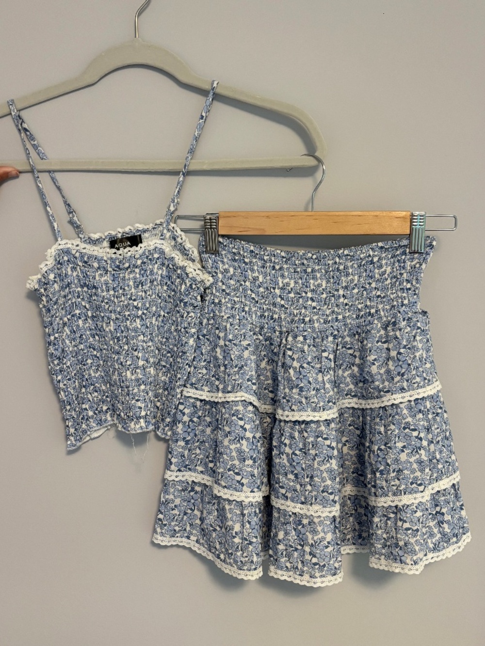 Aqua girls spring matching set